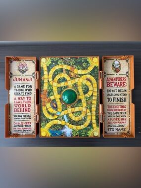 Jumanji Deluxe Electronic Board Game Adventure Game Spin Master Complete No Box